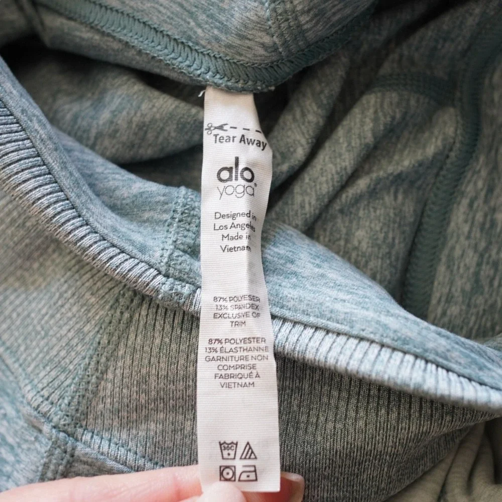 Alo‎ Yoga Sheila High Rise Alosoft Ankle Colorblock Leggings Size S